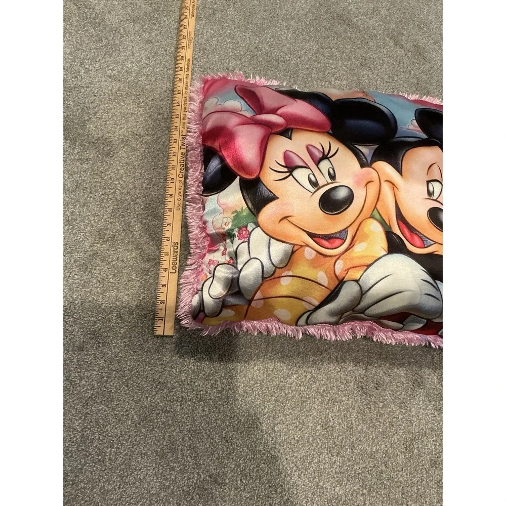 Vintage Disney Mickey and Minnie Pillow